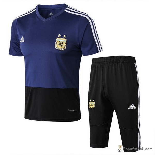 Camiseta Entrenamiento Conjunto Completo Argentina 2018 Azul